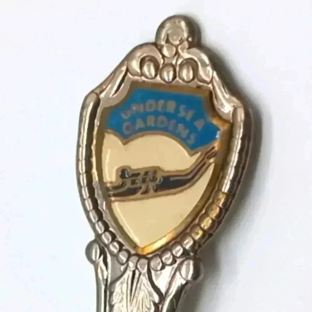 Undersea Gardens Oregon Souvenir Engraved Spoon Kitschy Cool